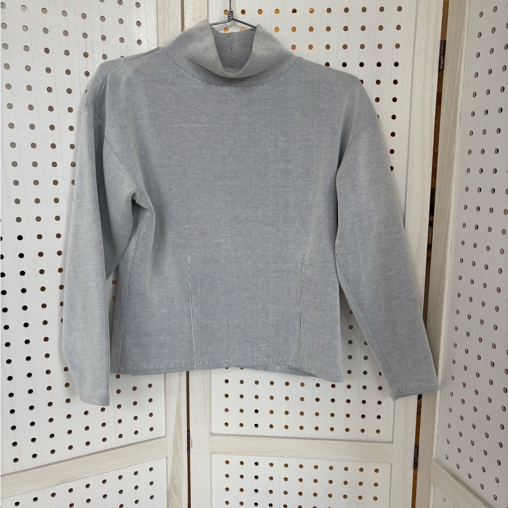 Express Light Gray Women's Turtleneck Sweater